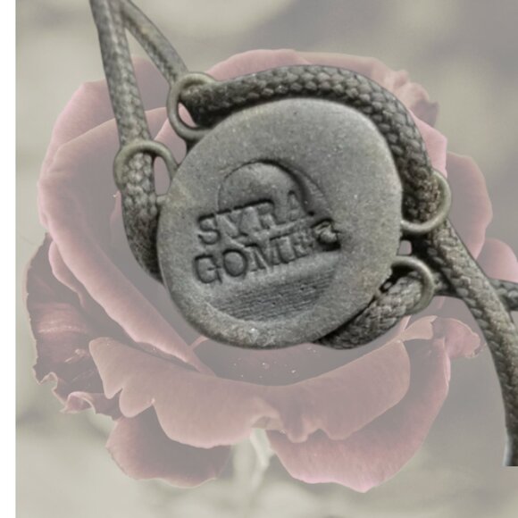 Syra Gómez Artisan Necklace Porcelain & Gold Luster - OOAK - EUC - Artful Home - Picture 7 of 8